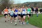 Senior and Veteran Men in the 2024 NECAA Road Relays Champs., Hetton Lyons Country Park, Hetton le Hole, County Durham. Photo: David T. Hewitson/Sports for All Pics